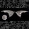 Antiqued Silver Plated Brass Bat Wings Pendants Charms - One Set of Wings - S-P55